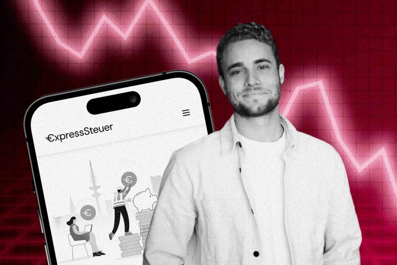 Maximilian Lambsdorff est le PDG, co-fondateur et le visage de la startup de fiscalité Hamburger ExpressSteuer. Les questions de Gründerszene concernant l'insolvabilité soudaine sont restées sans réponse de sa part.