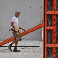 Illustration d'un travailleur de la construction.