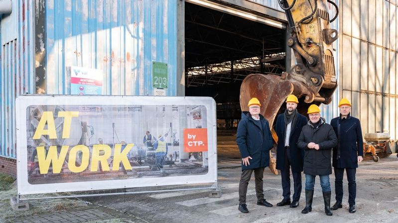 Le nouveau parc d'activités CTPark Mülheim se construit sur le site d'un ancien laminoir.