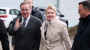 Boris Pistorius et Manuela Schwesig. Boris Pistorius avec la ministre-présidente de MV, Manuela Schwesig.