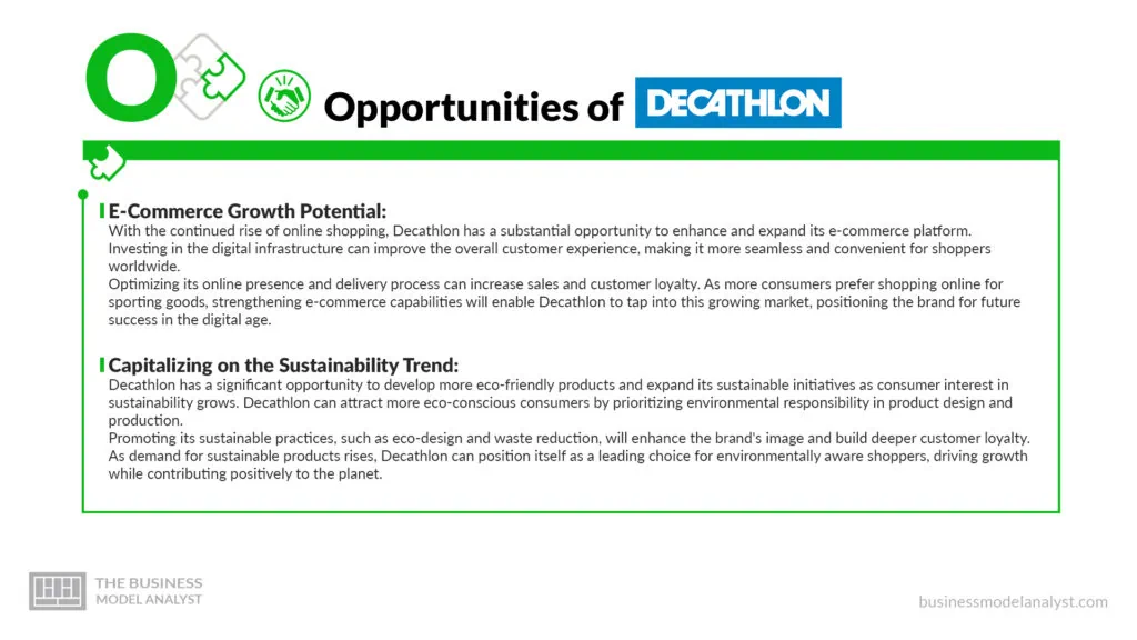 Opportunités de Decathlon - Analyse SWOT