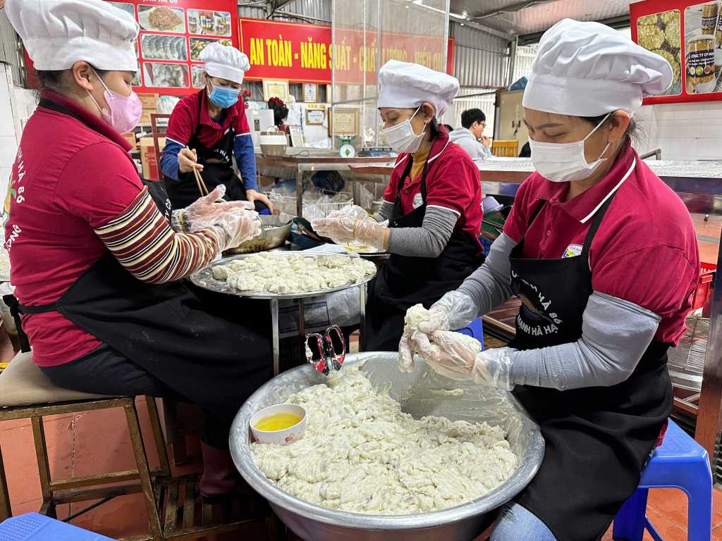 Transformation de produits à base de calamar
