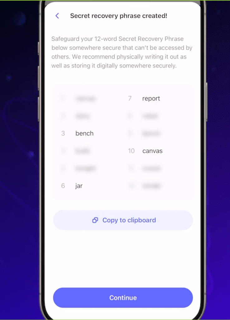Créer un compte Best Wallet
