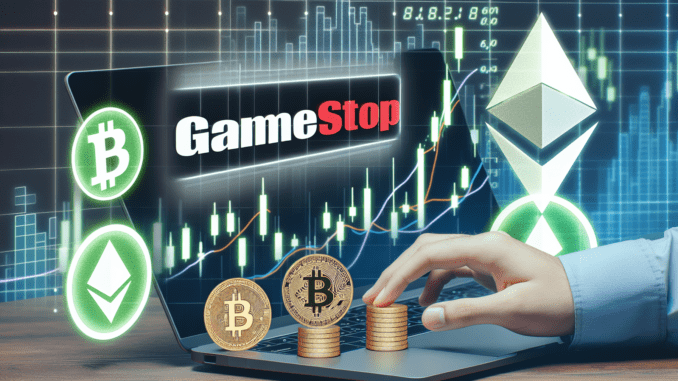 GameStop envisagerait des investissements dans les cryptomonnaies