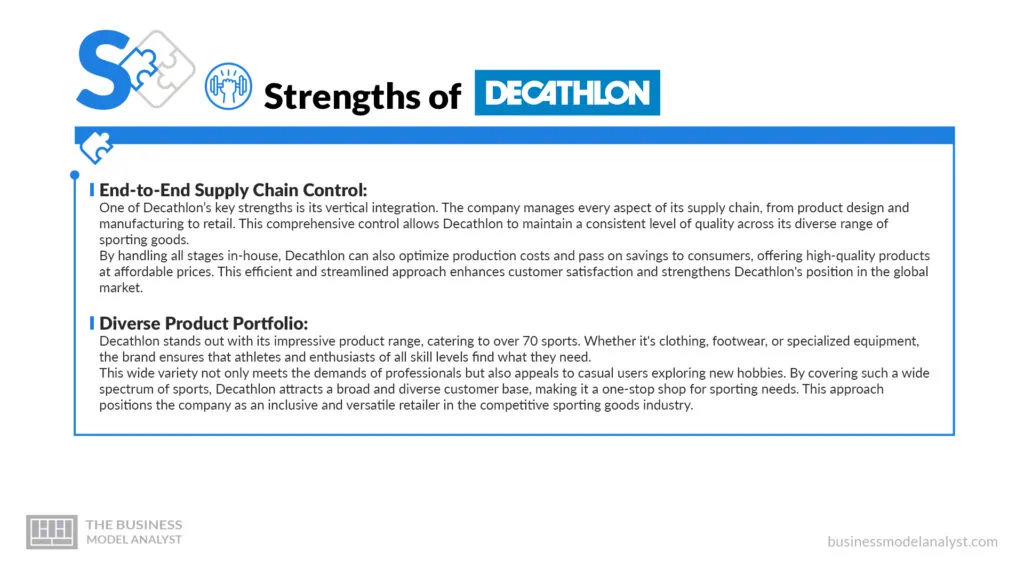 Forces de Decathlon - Analyse SWOT