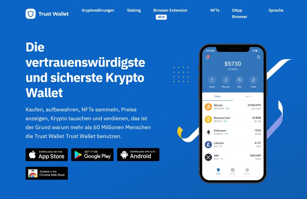 application Trust Wallet