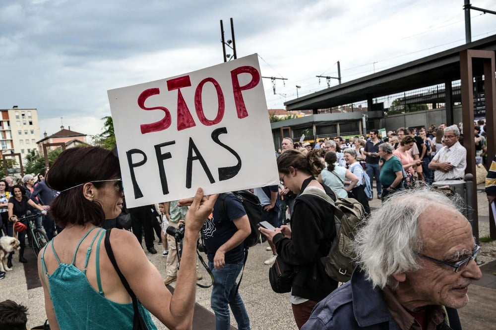 Manifestation pour l'interdiction des PFAS