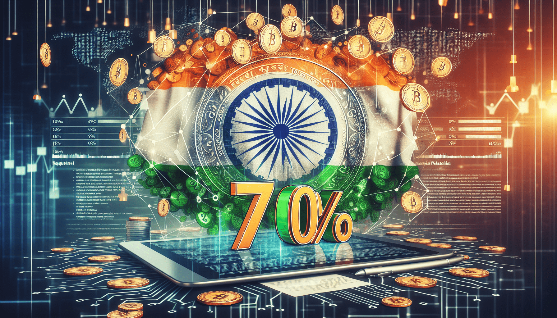 Inde : 70% de pénalité fiscale sur les gains crypto non déclarés !